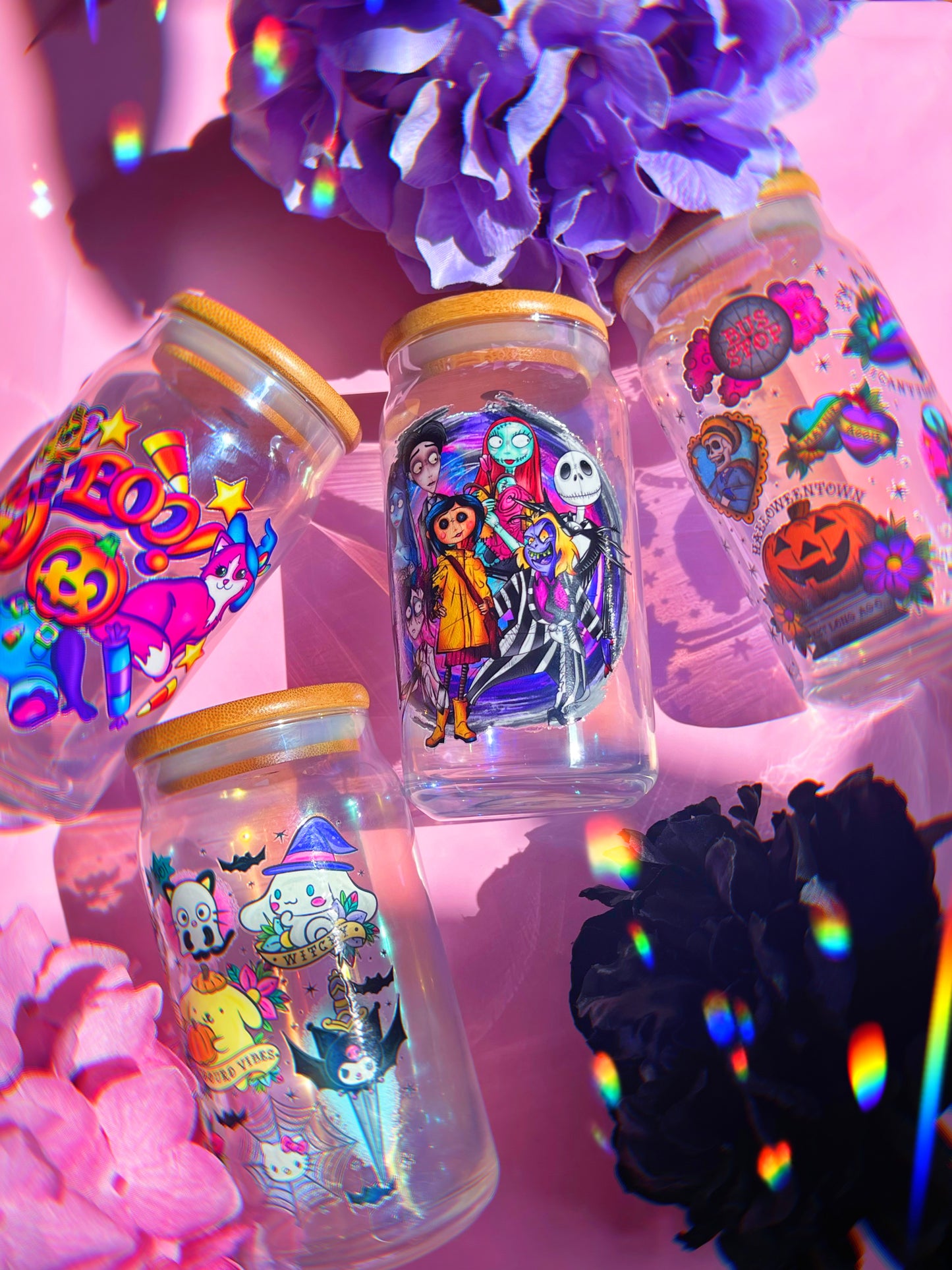 Iridescent Spoopy Cartoon Collection 16oz Cup