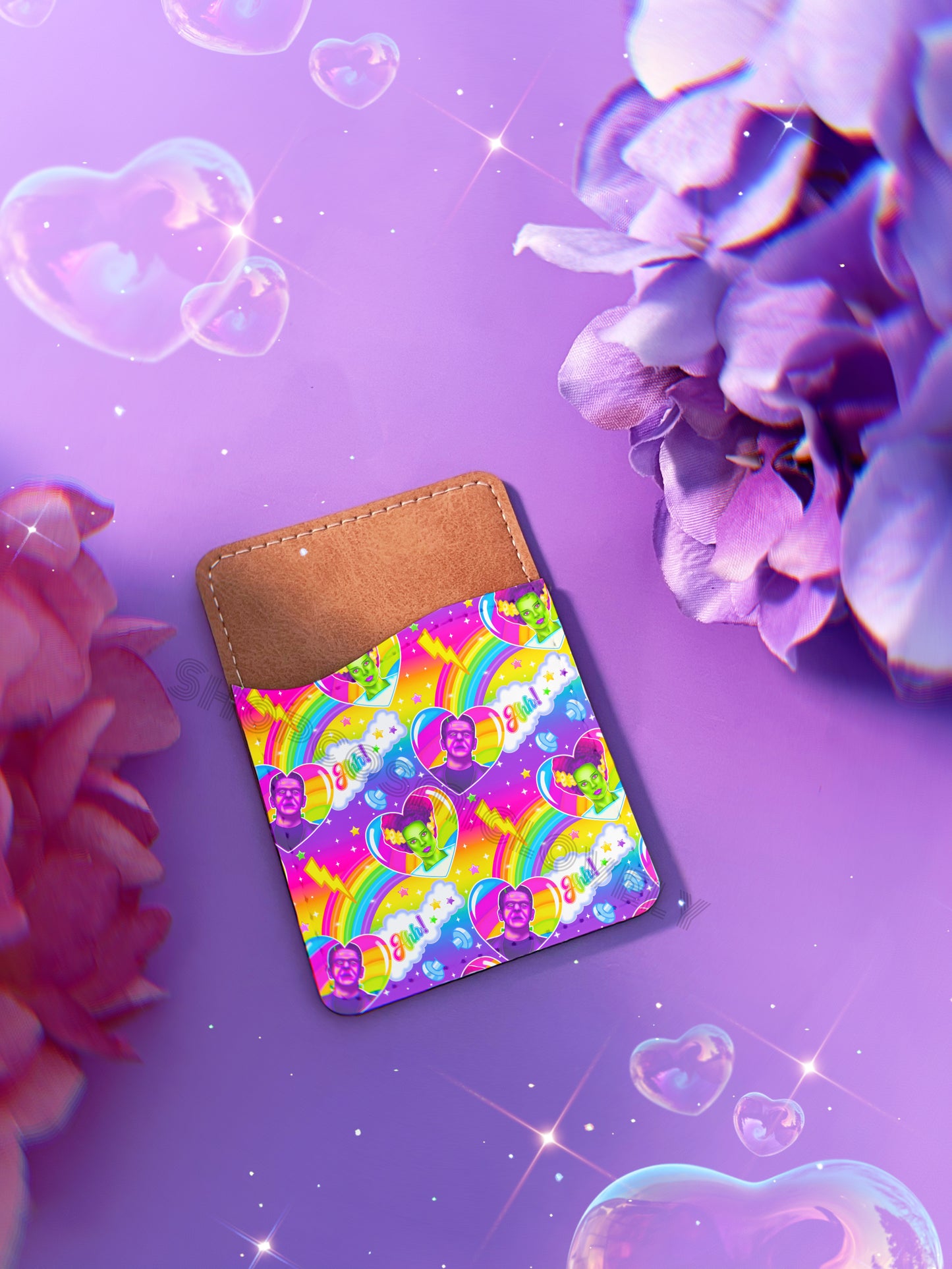LF Frankie & Bride Leather Phone Card Holder
