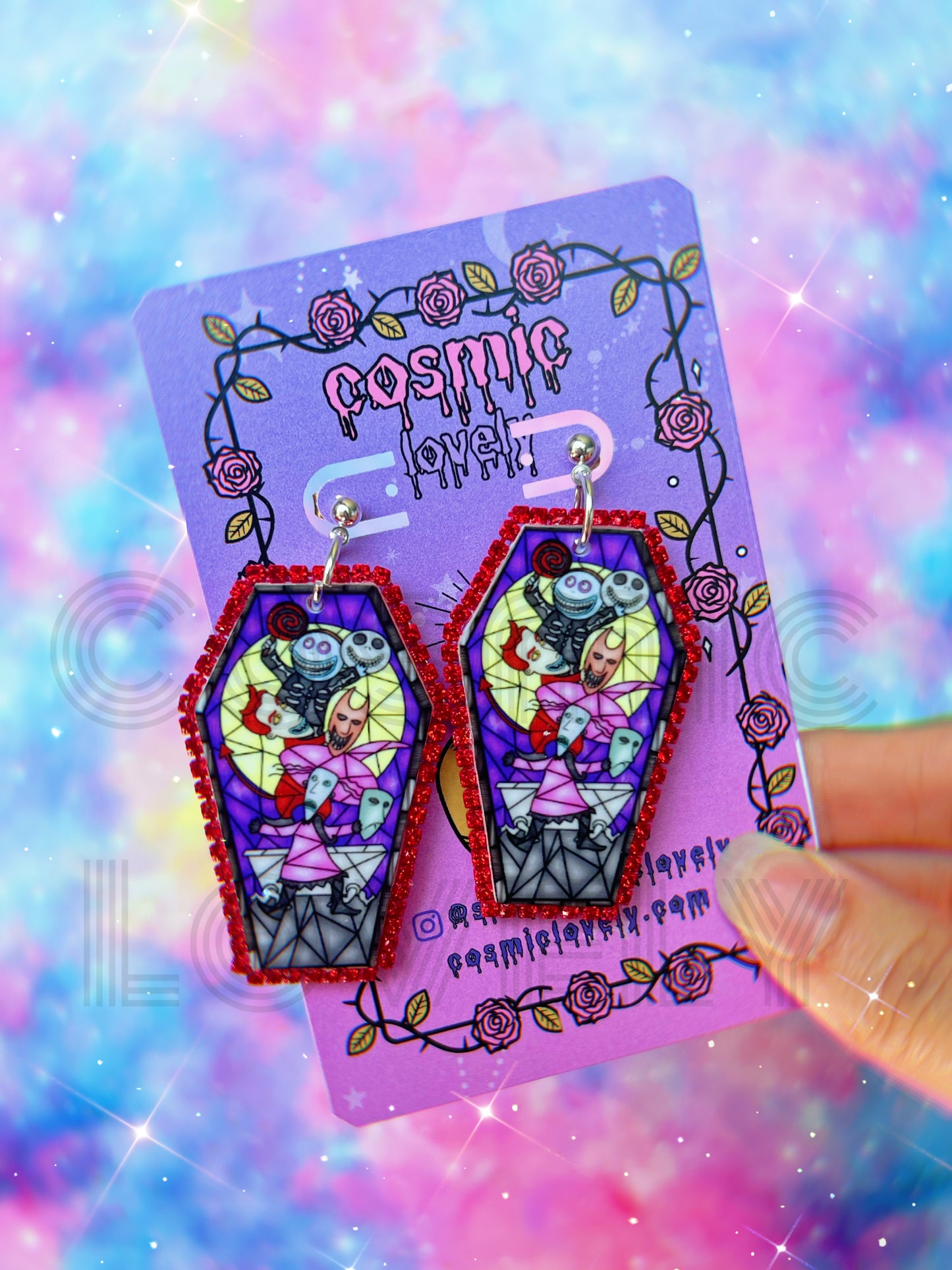 ** SINGLES NBC Coffin Earrings **