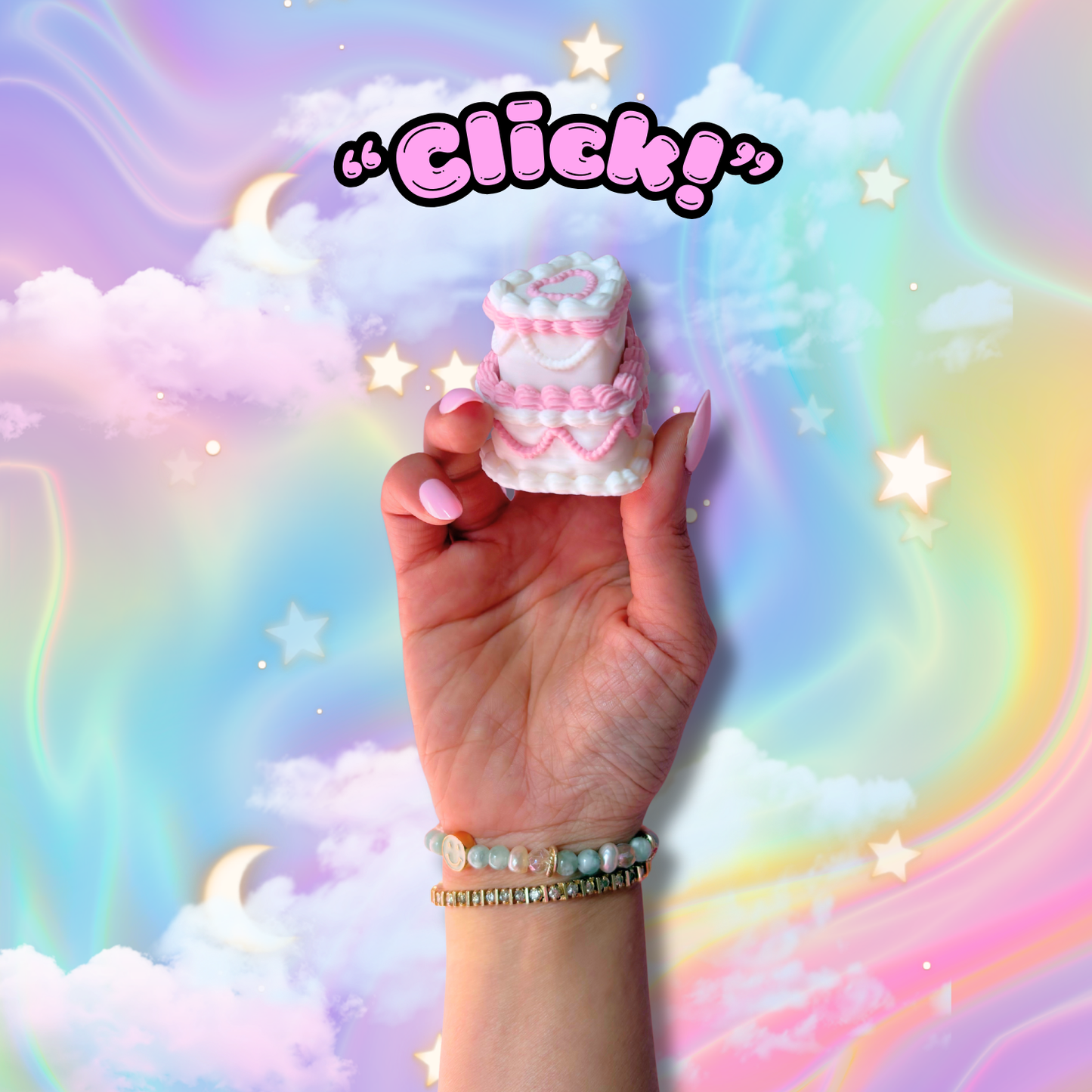 Wedding Cake Fidget Clicker : Satisfying Fidget Toys