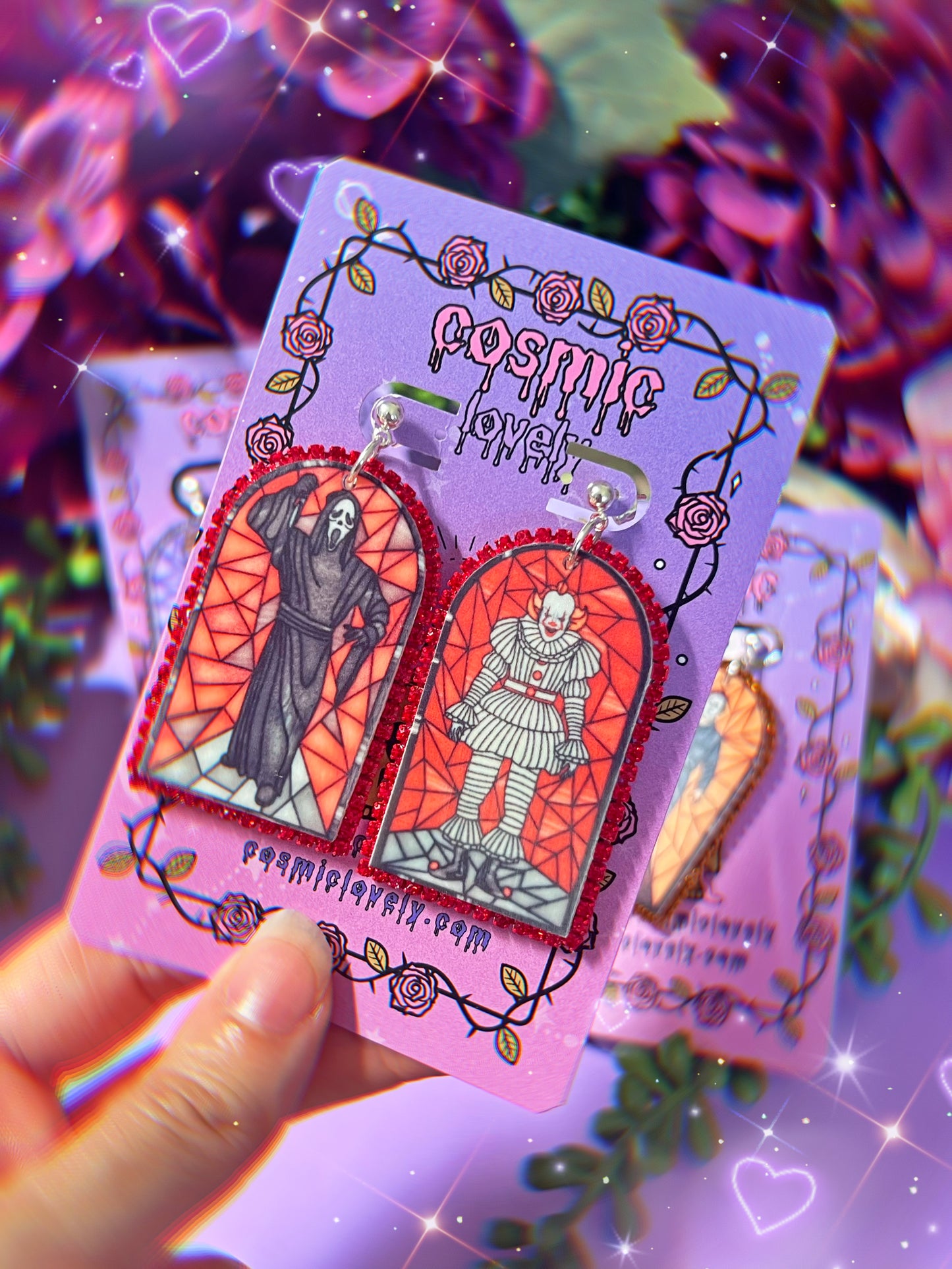 **SINGLES**Spooky Guys Arch Earrings
