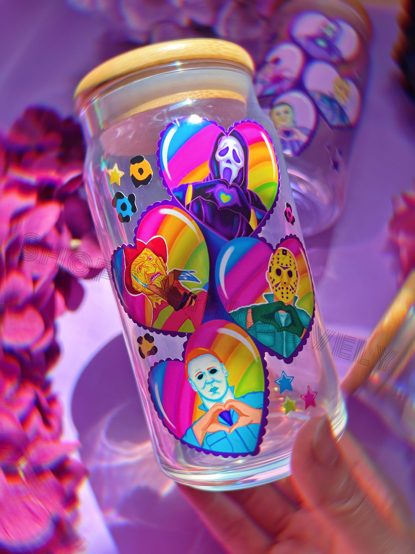 Iridescent LF Spooky Dudes 16oz Cup