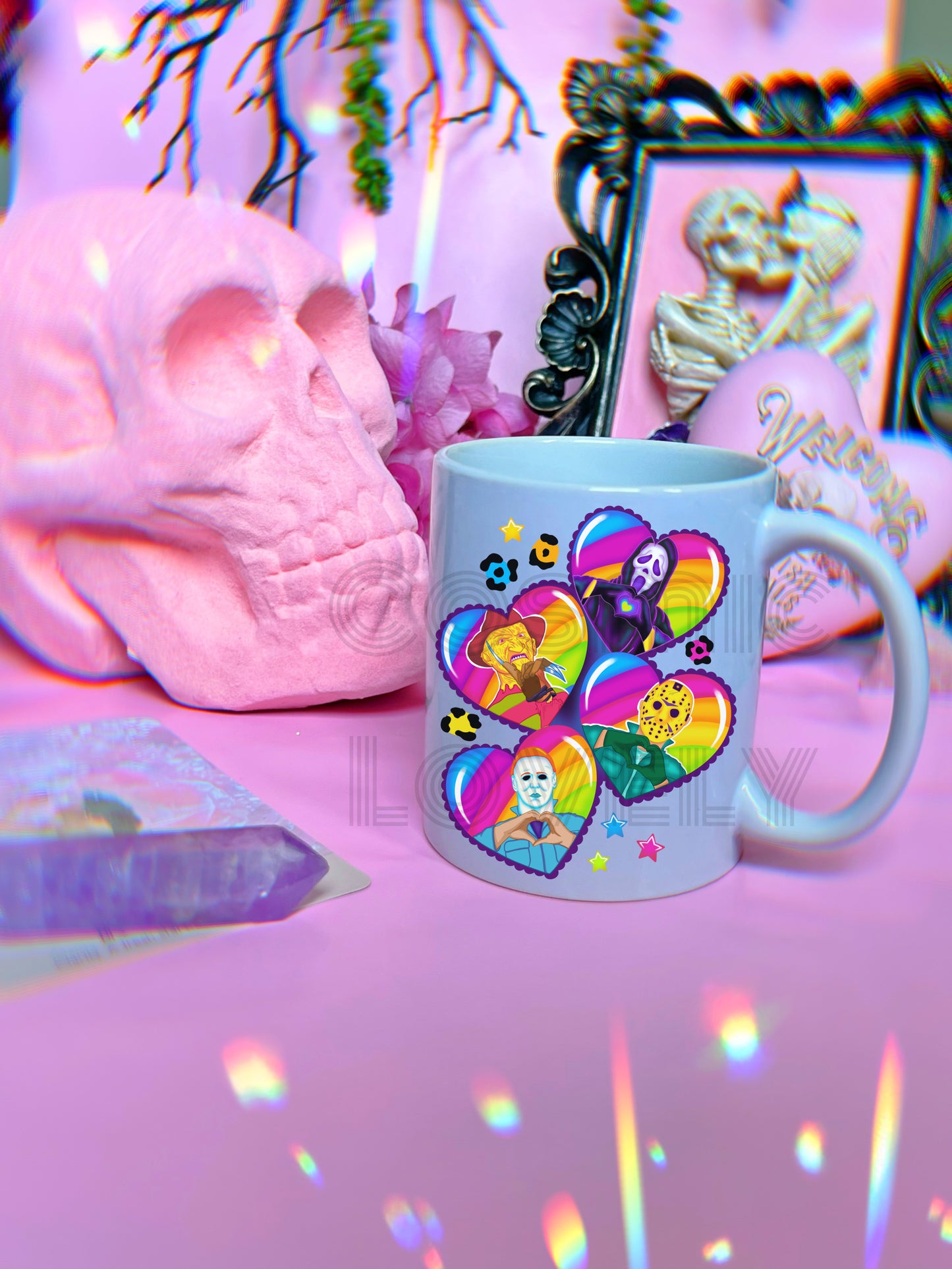 LF Spooky Dudes Hearts 12oz Mug