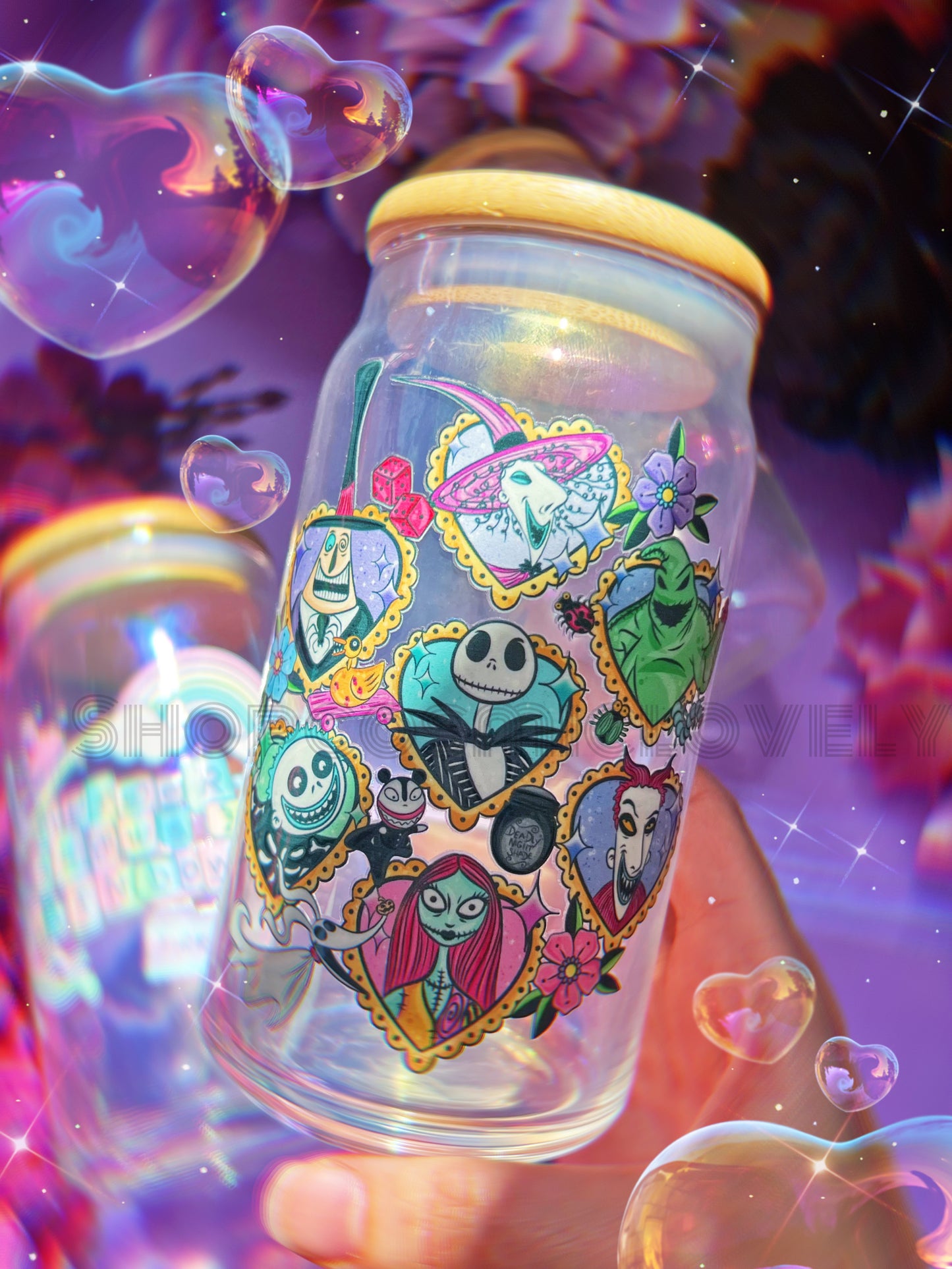 Iridescent NBC Hearts 16oz Cup