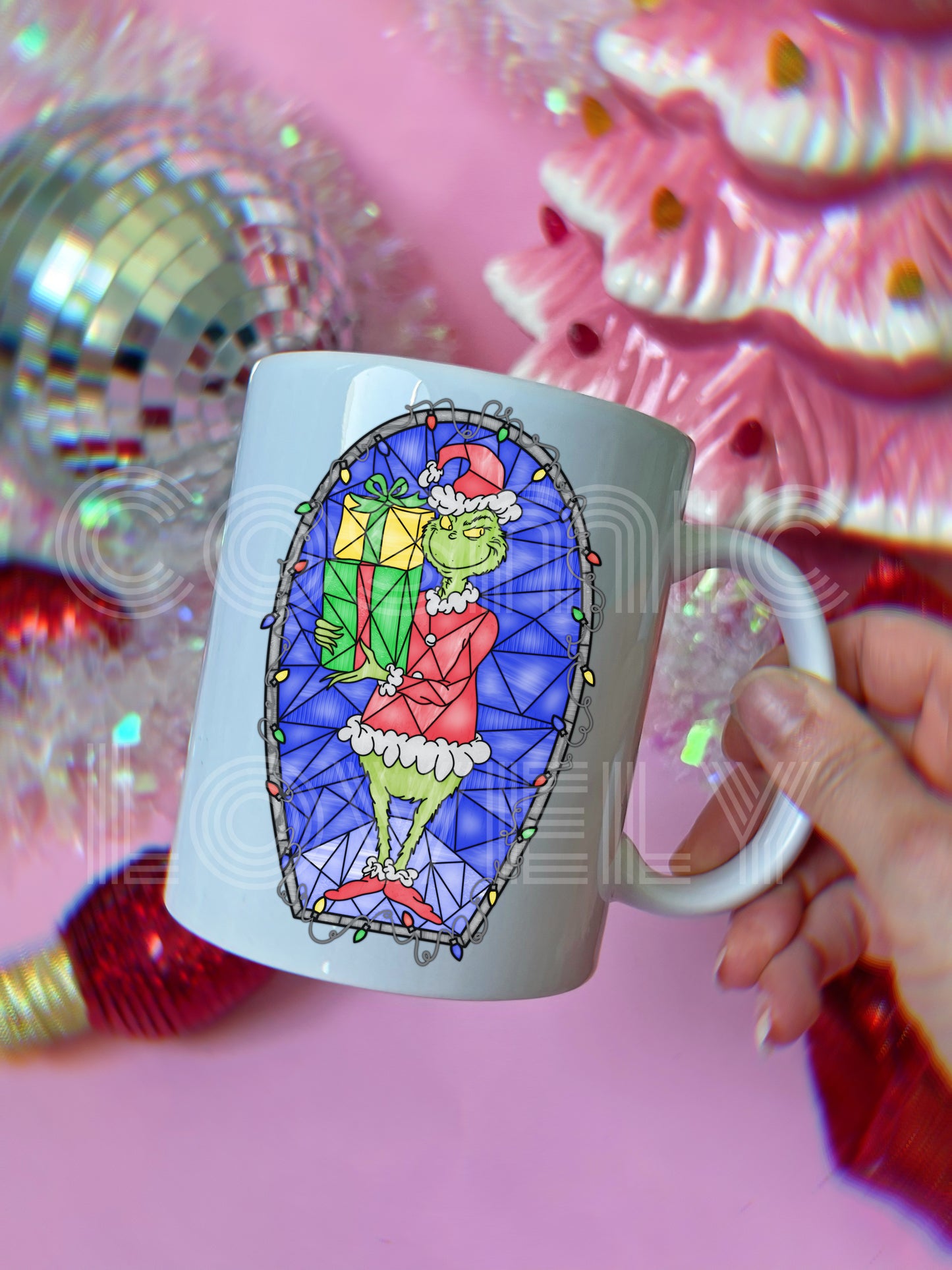 Stained Glass GRlNCH 12oz Mug