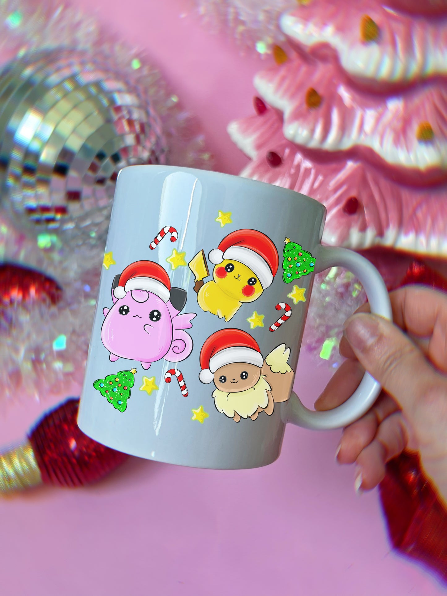 Chiby Xmas Pokes 12oz Mug