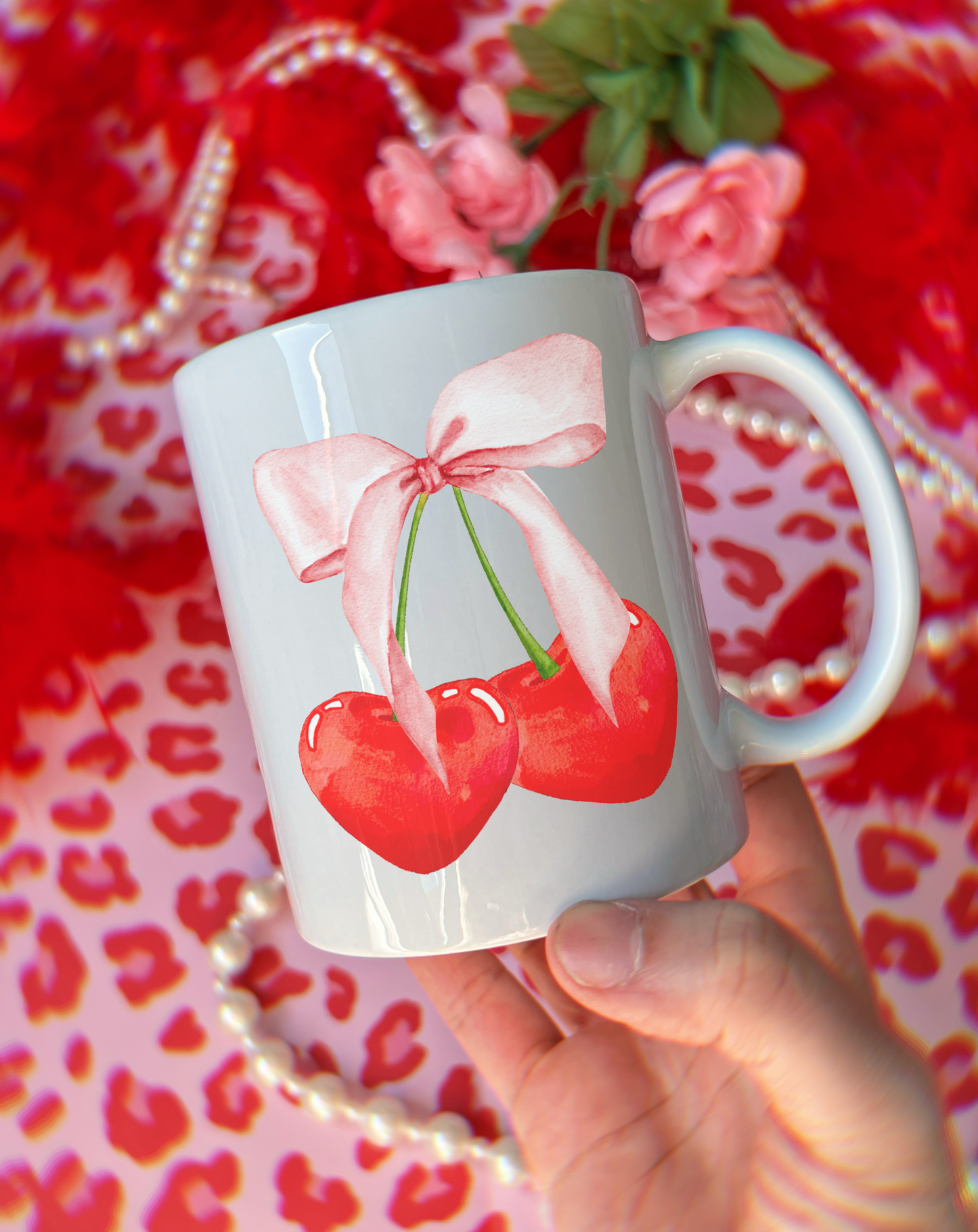 Coquette Cherries 12oz Mug