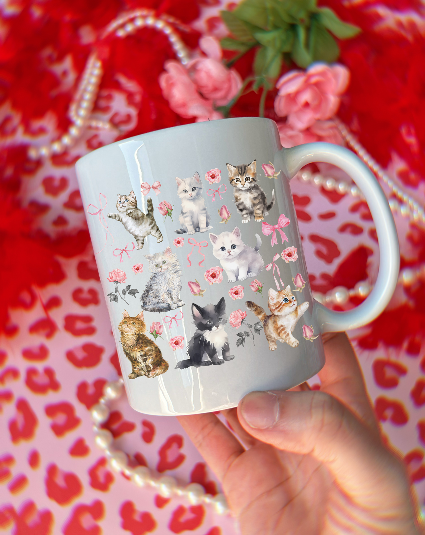 Coquette Kitties 12oz Mug