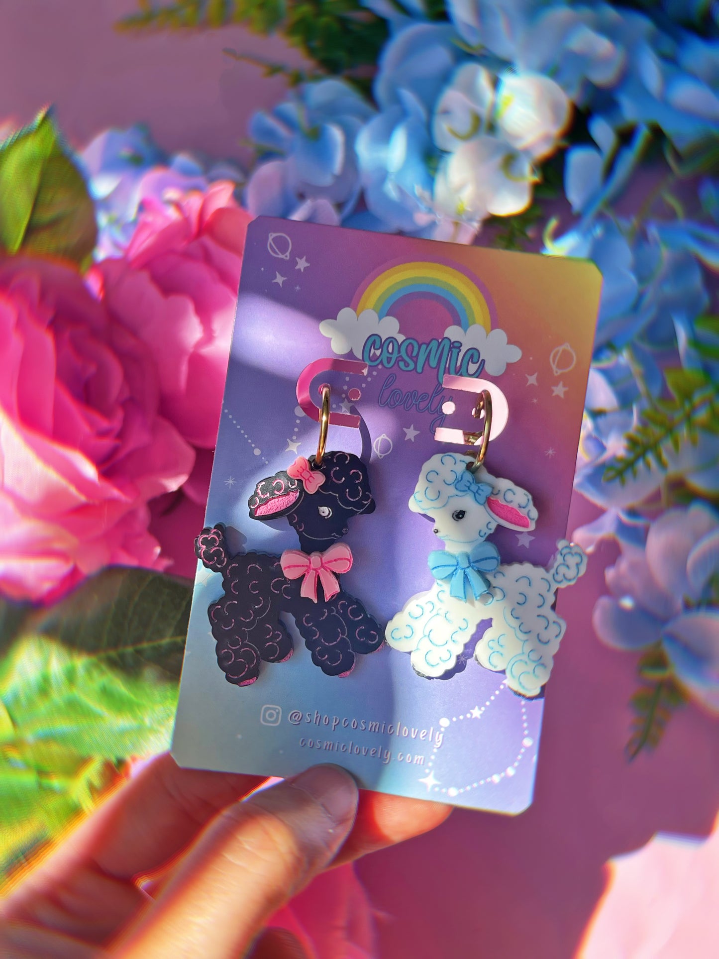 Kitschy Cutie Lamb Earrings