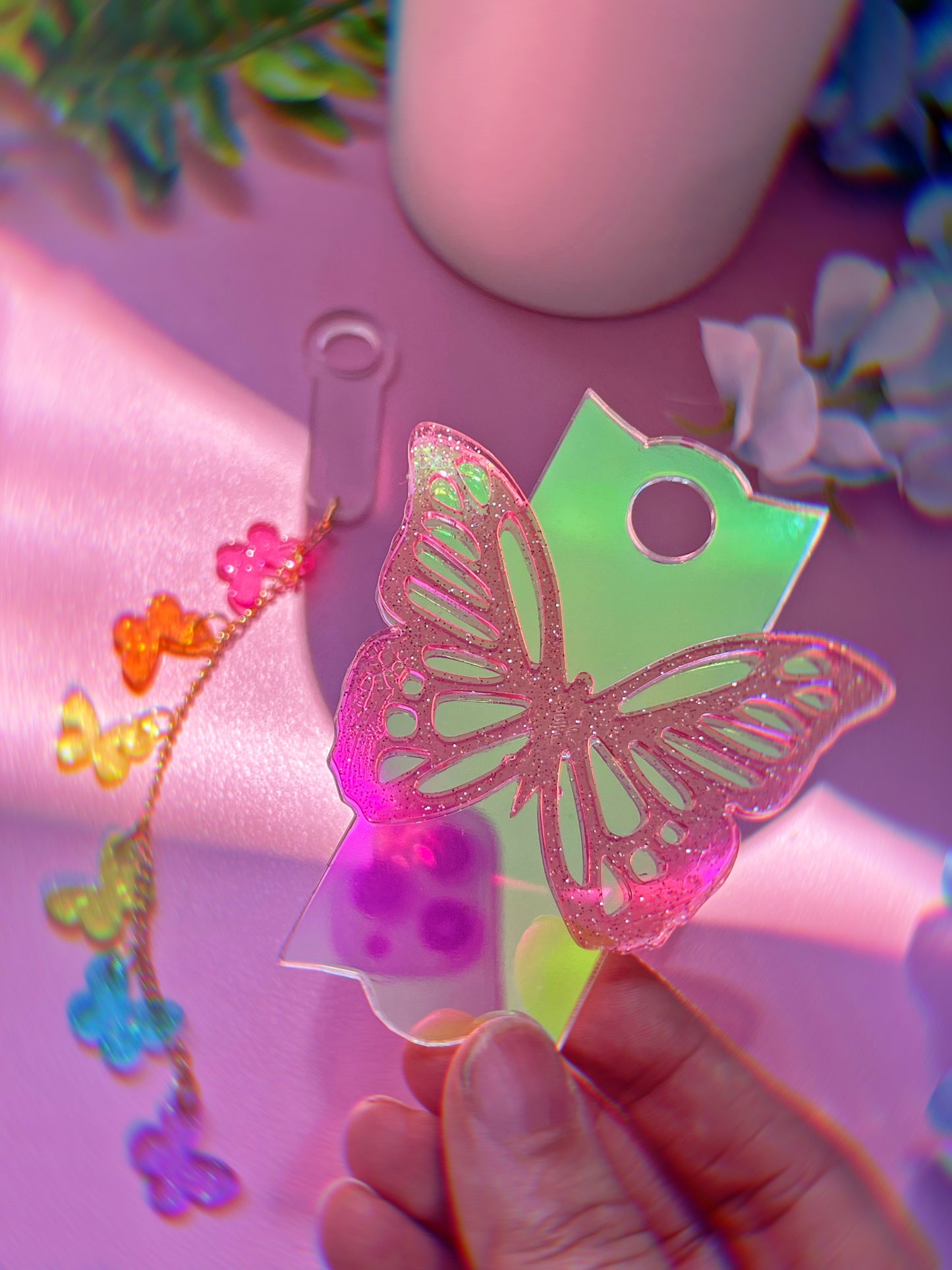 Candy Butterfly Tumbler H2.0 Cup Topper 40oz | 30oz | 20 oz