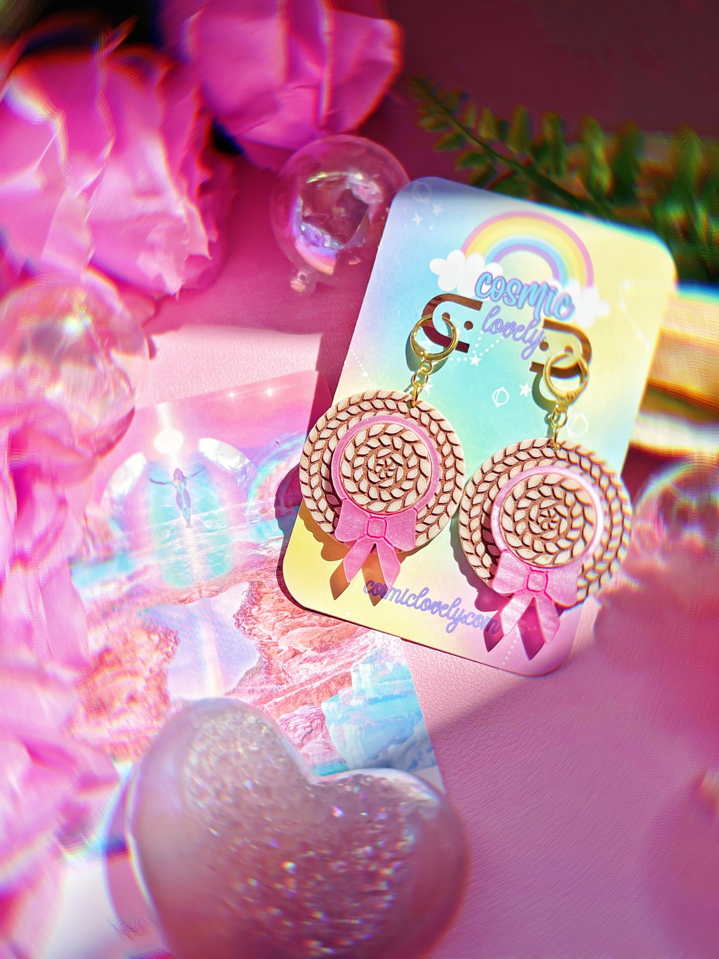 ** SINGLES ** Spring Gardening Hat Earrings