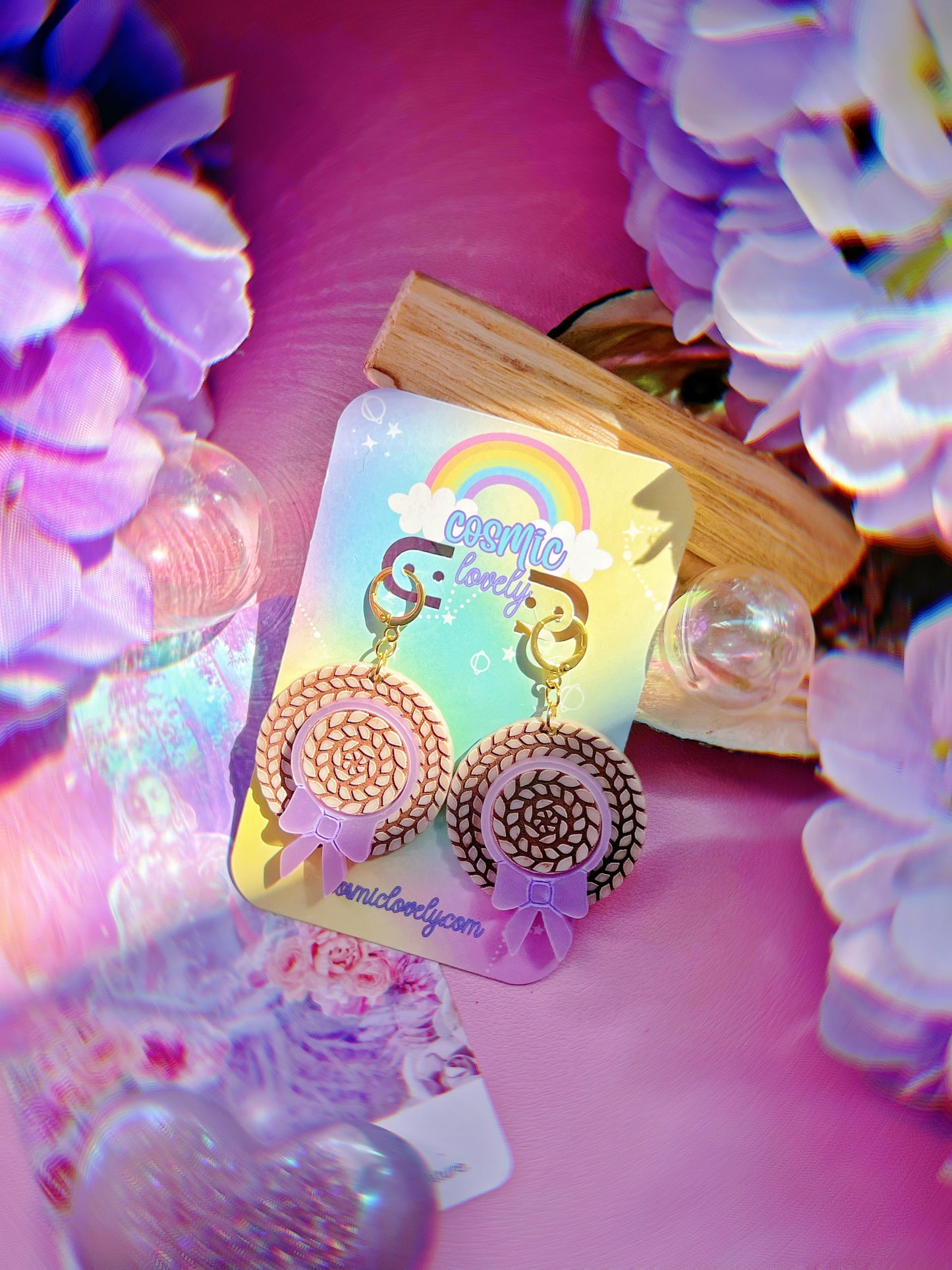 ** SINGLES ** Spring Gardening Hat Earrings