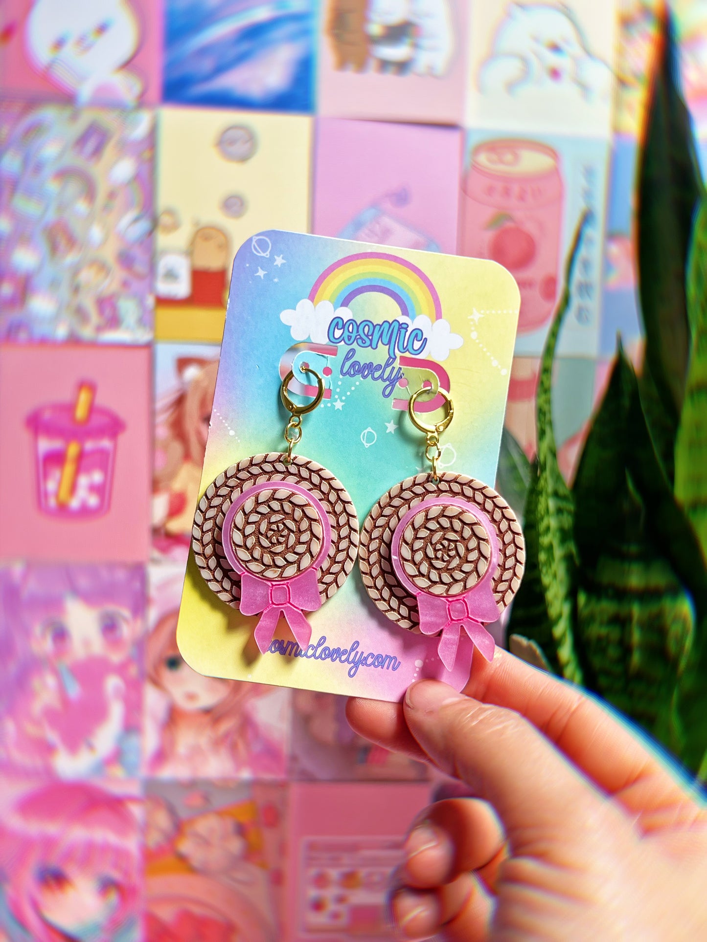** SINGLES ** Spring Gardening Hat Earrings
