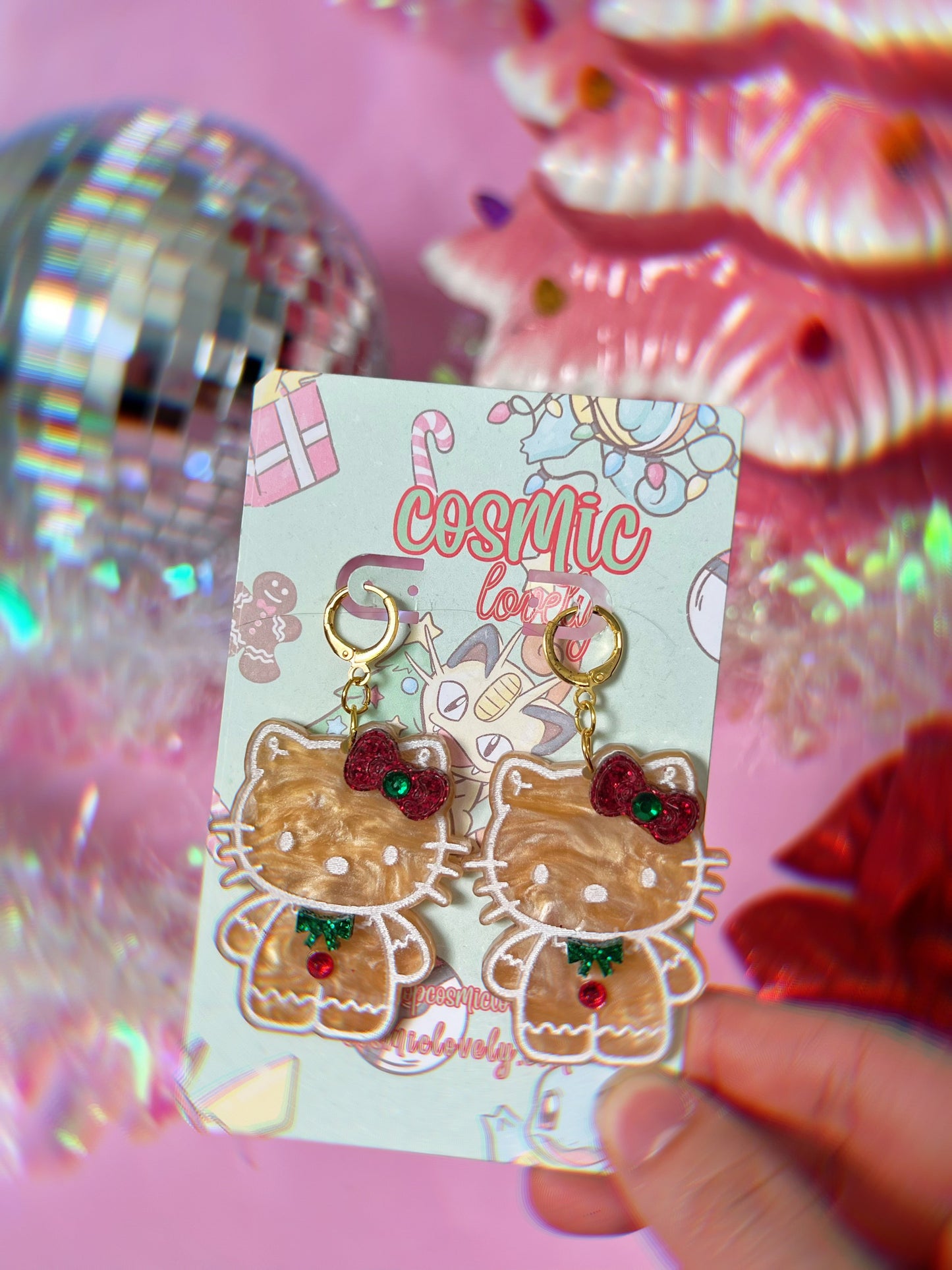 Gingerbread HK PIN MAGNET KEYCHAIN or PHONE CHARM