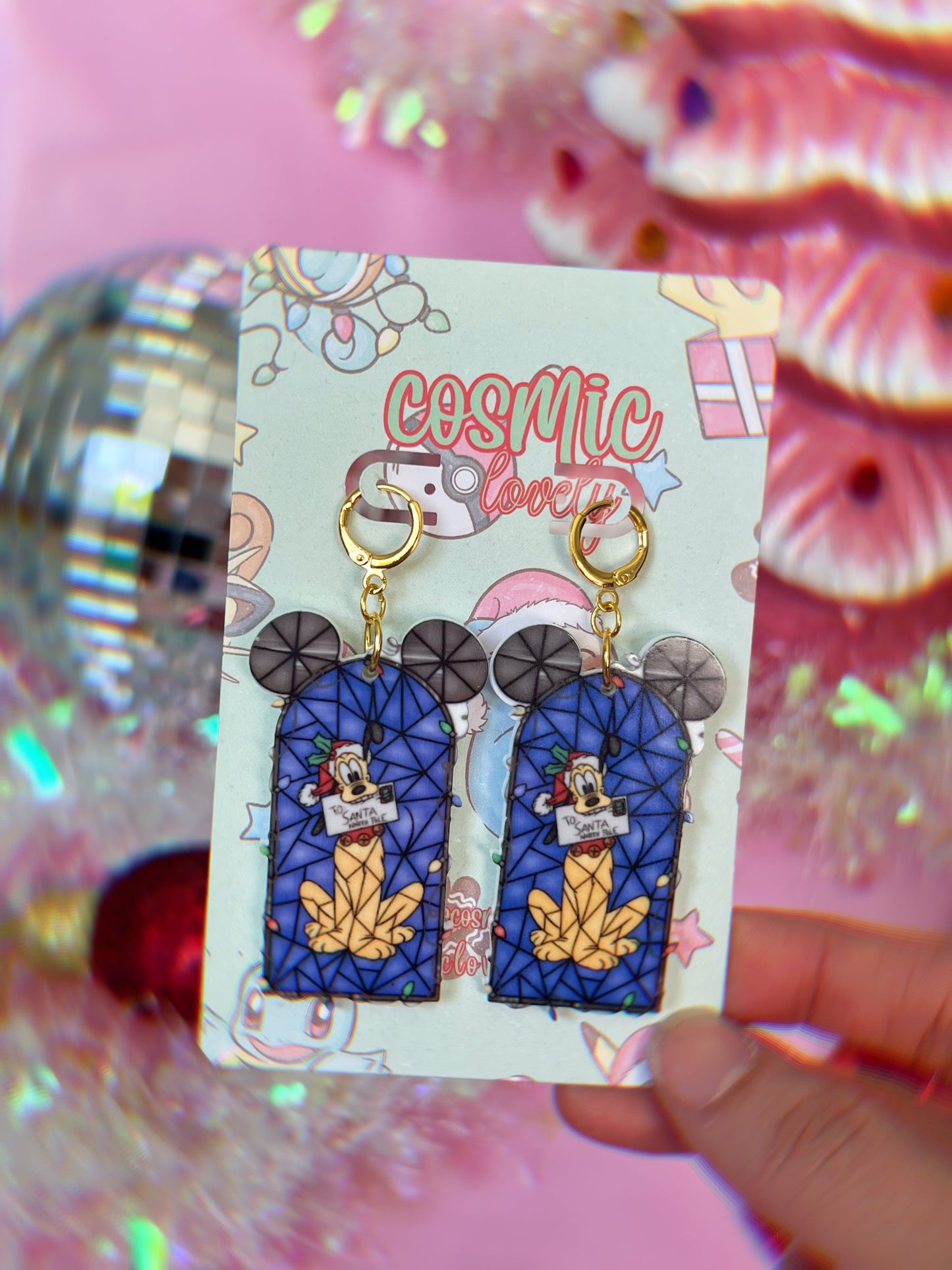 **SINGLES** Christmas Mouse & Friends Earrings