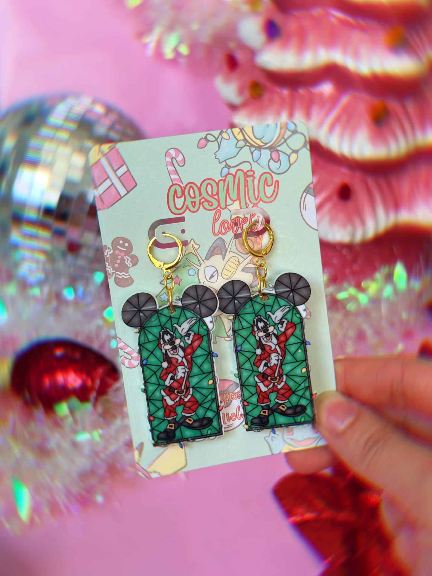 **SINGLES** Christmas Mouse & Friends Earrings