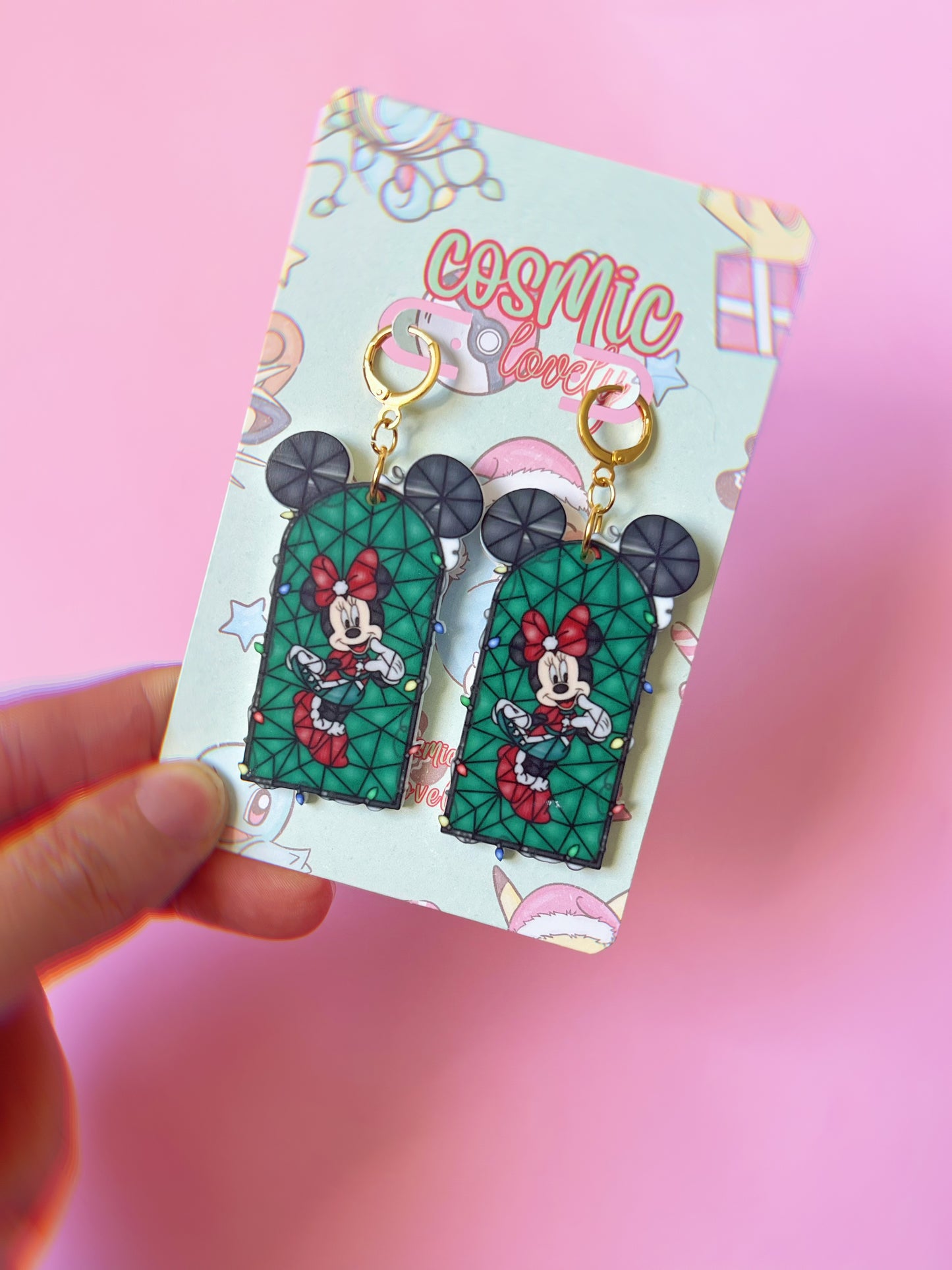 **SINGLES** Christmas Mouse & Friends Earrings