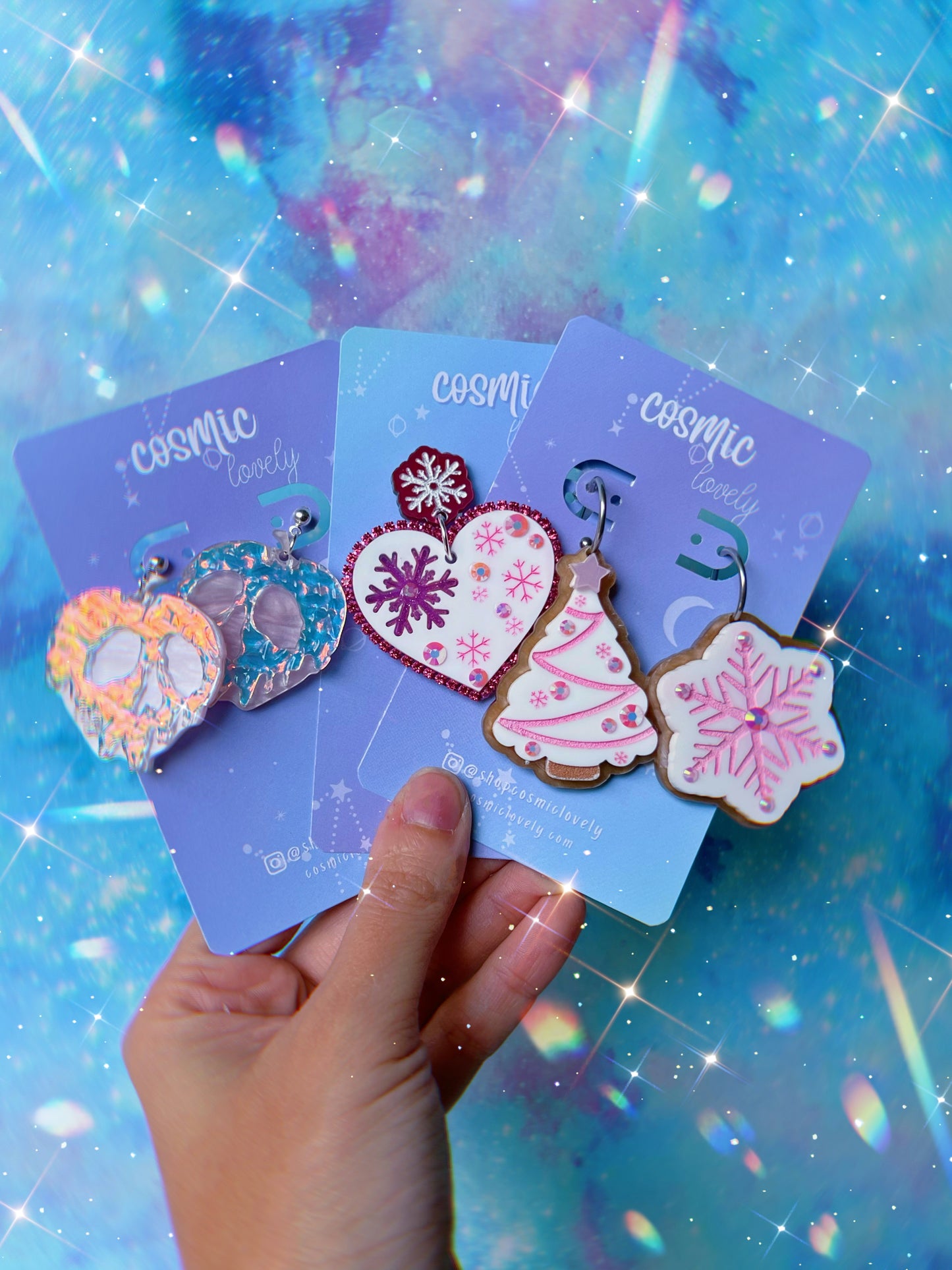 Snowflake Sugar Cookie Earrings