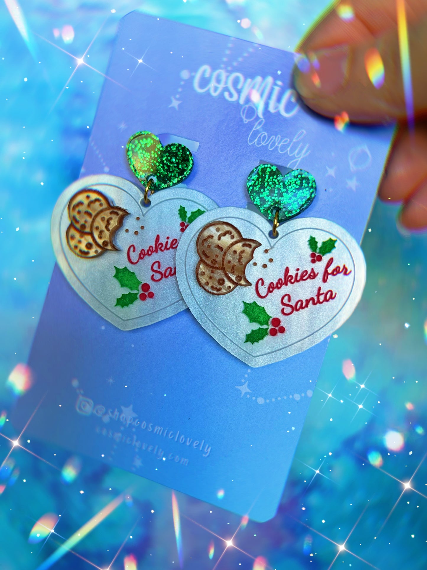Cookies for Santa Earrings