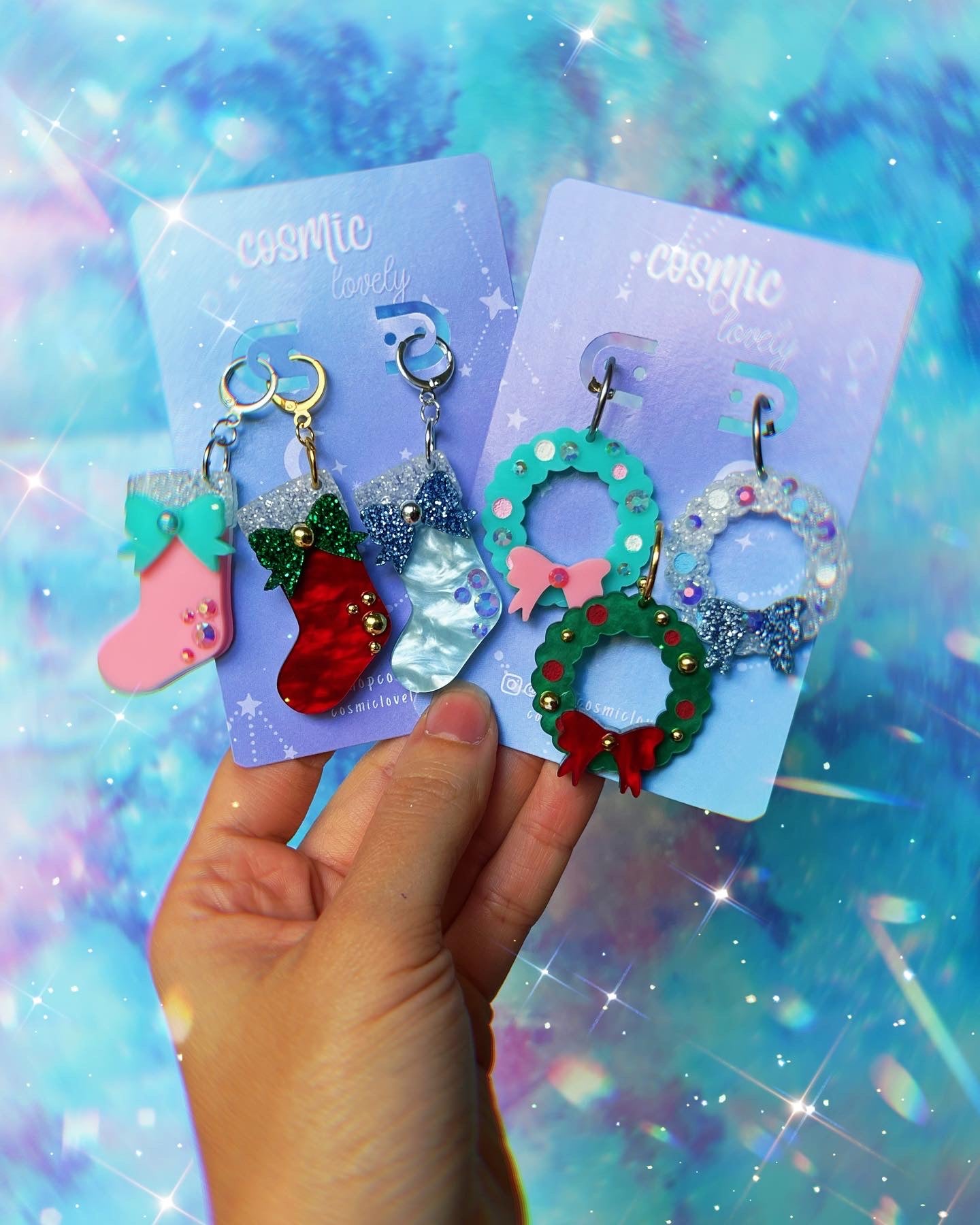Holiday Wreath Earrings