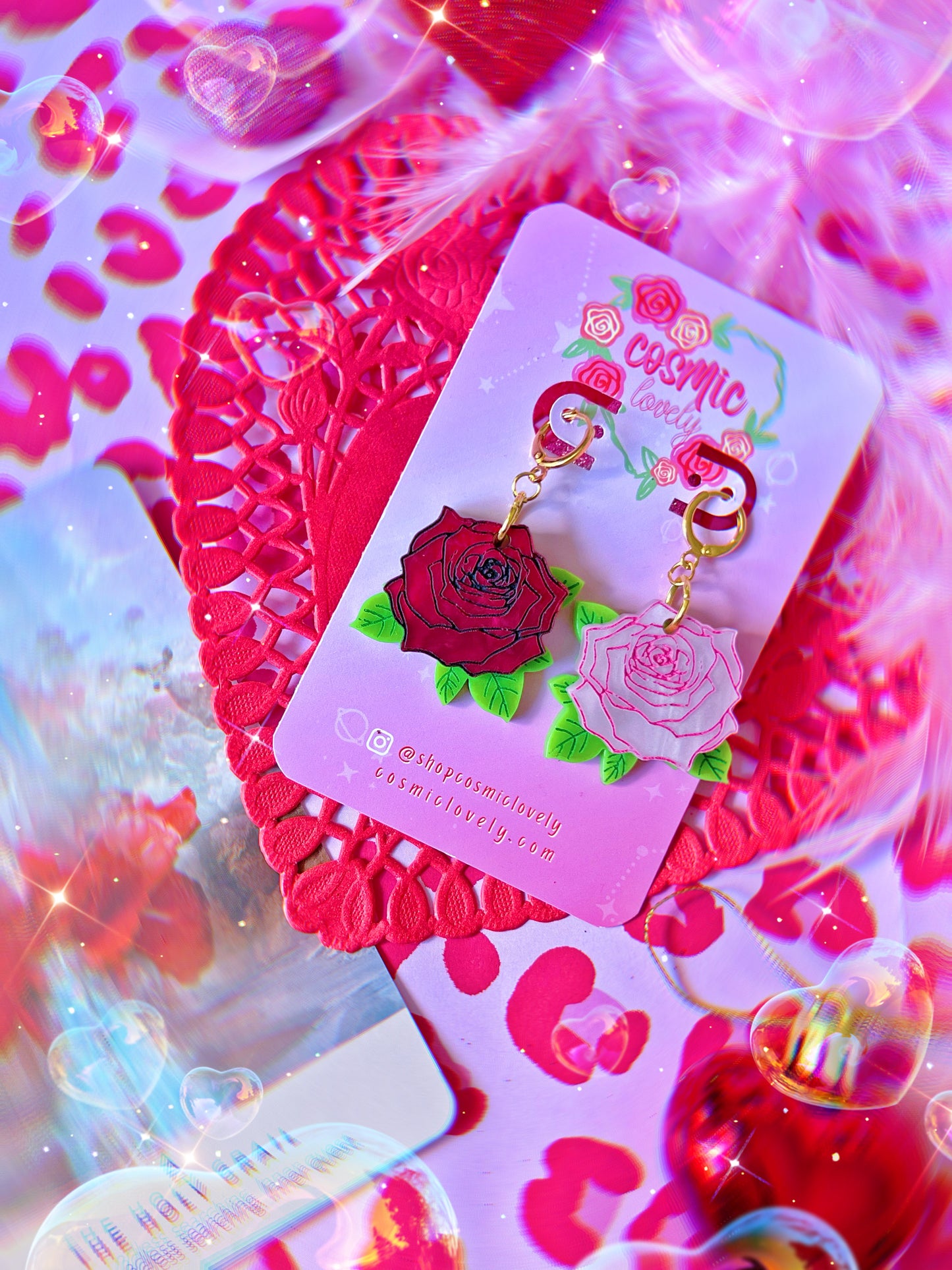 Rose Earrings