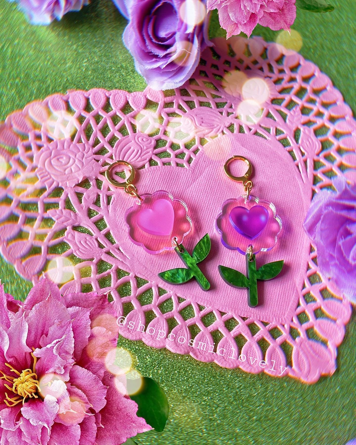 LOVE Daisy Earrings