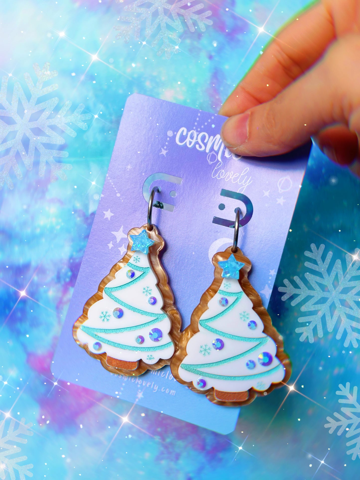 Snowflake Sugar Cookie Earrings