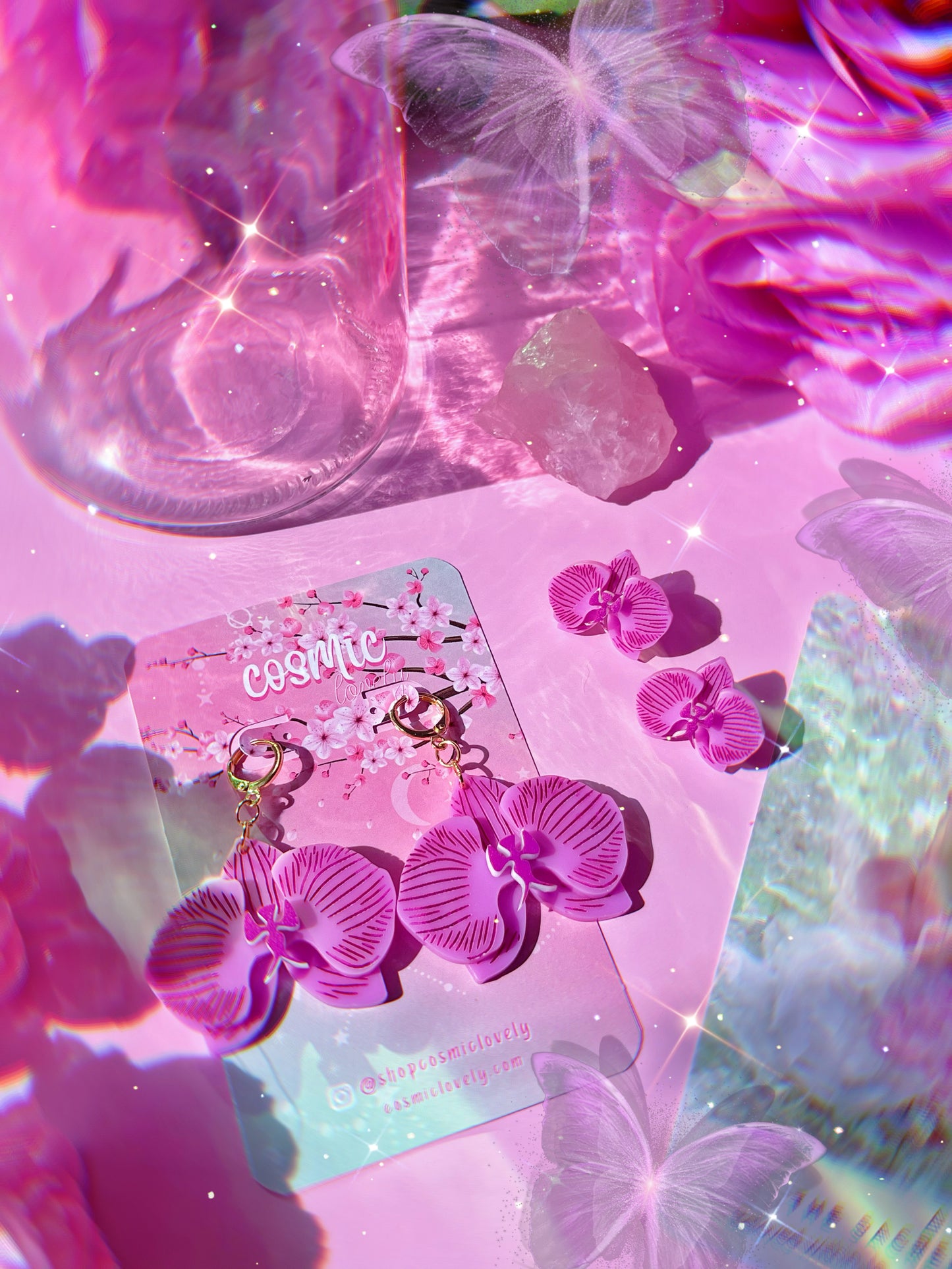 Orchid Earrings