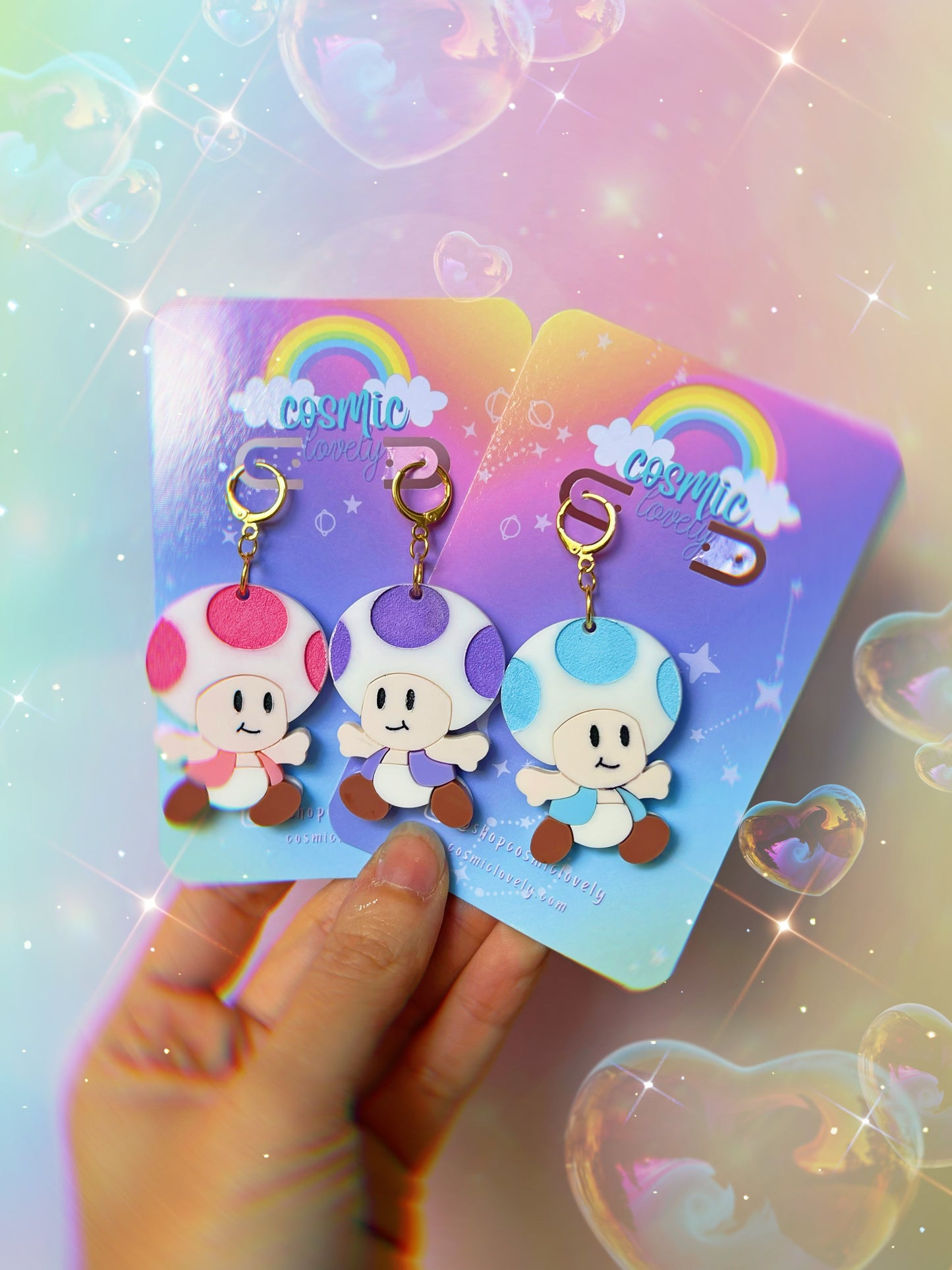 Spring Toadie PIN, MAGNET, KEYCHAIN or PHONE CHARM