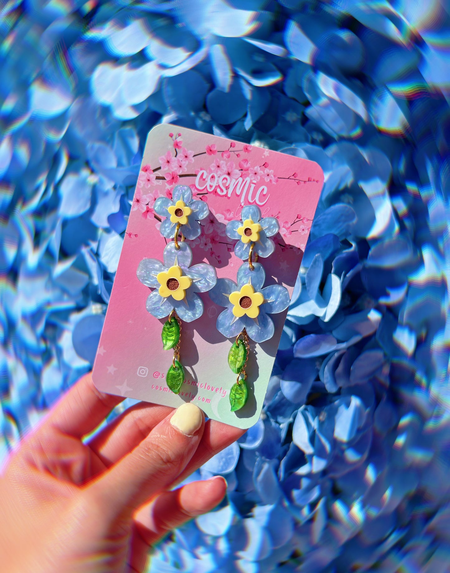 Forget Me Not Earrings