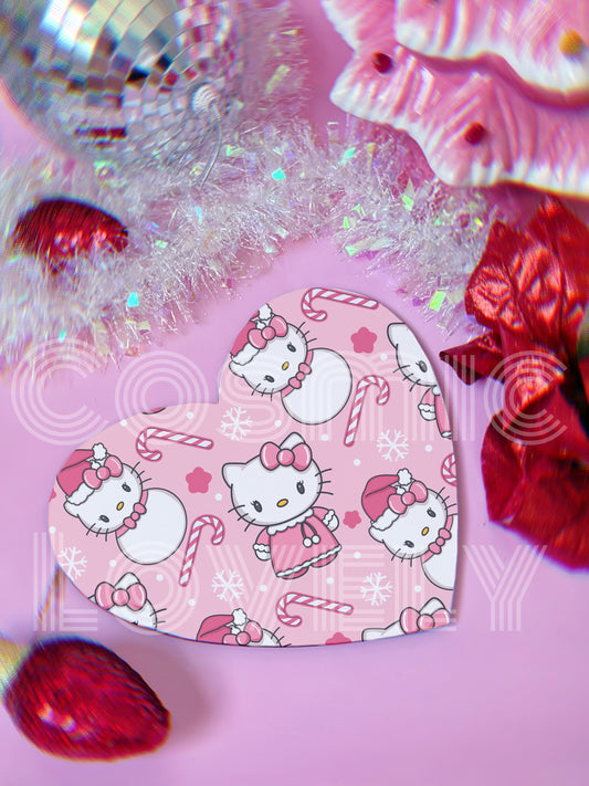 HK Pink Christmas Mouse Pad