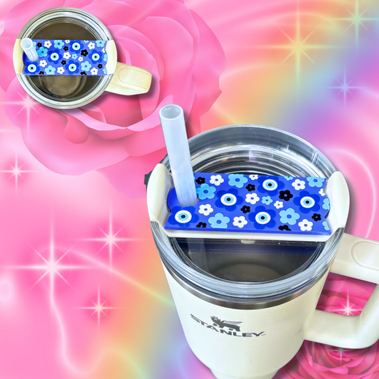 Evil eye  Tumbler H2.0 Cup Topper 40oz | 30oz | 20 oz | 14oz Tumbler Cup Accessories | Quencher Tumbler