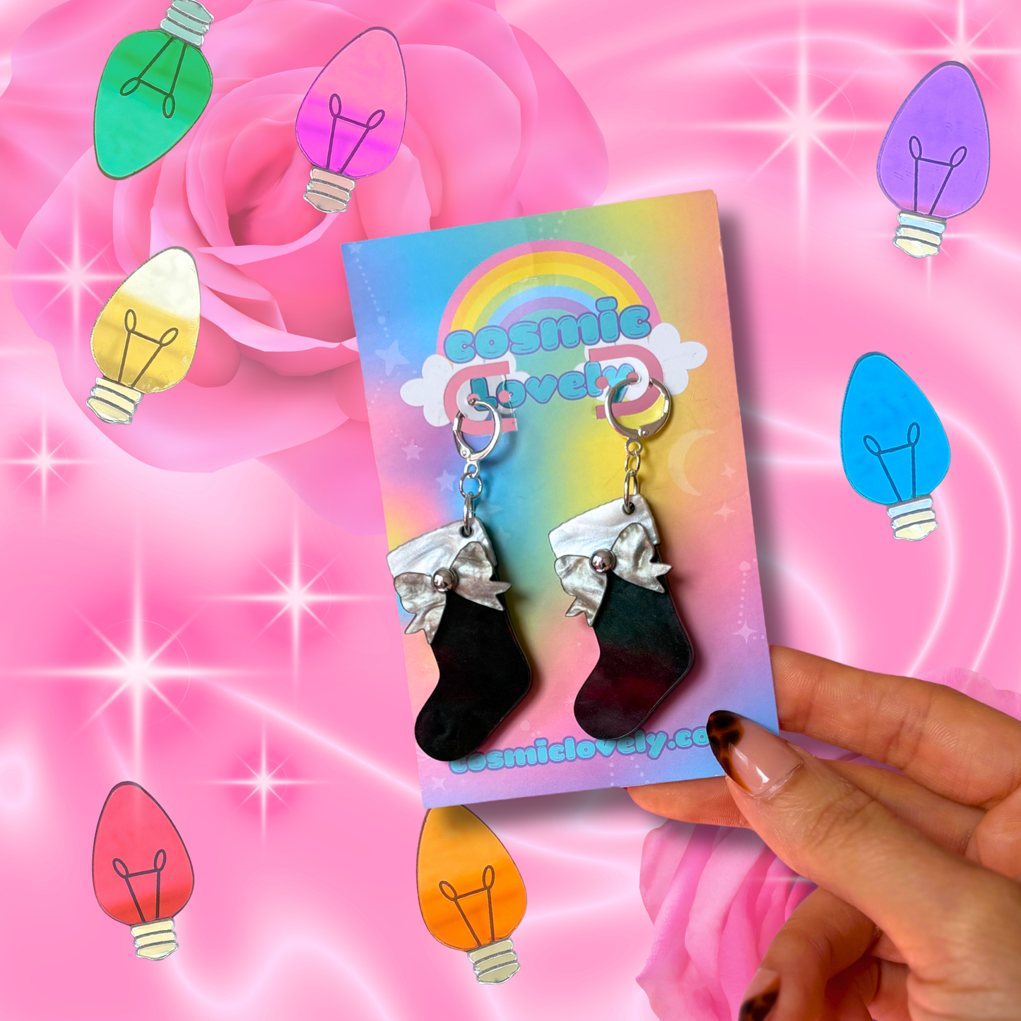 Gothmas Stocking Earrings