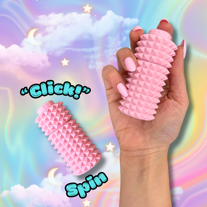 Discreet Wearable Spiky Pain Stims Set of 2 NO BRACELET : Custom Color Stress Relief Jewelry