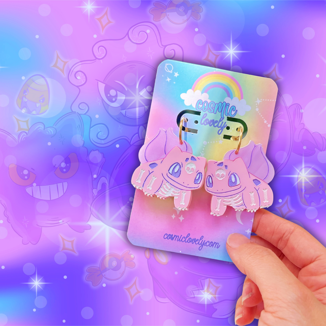 KAWAII PASTEL SKELLY BBSR Earrings & More