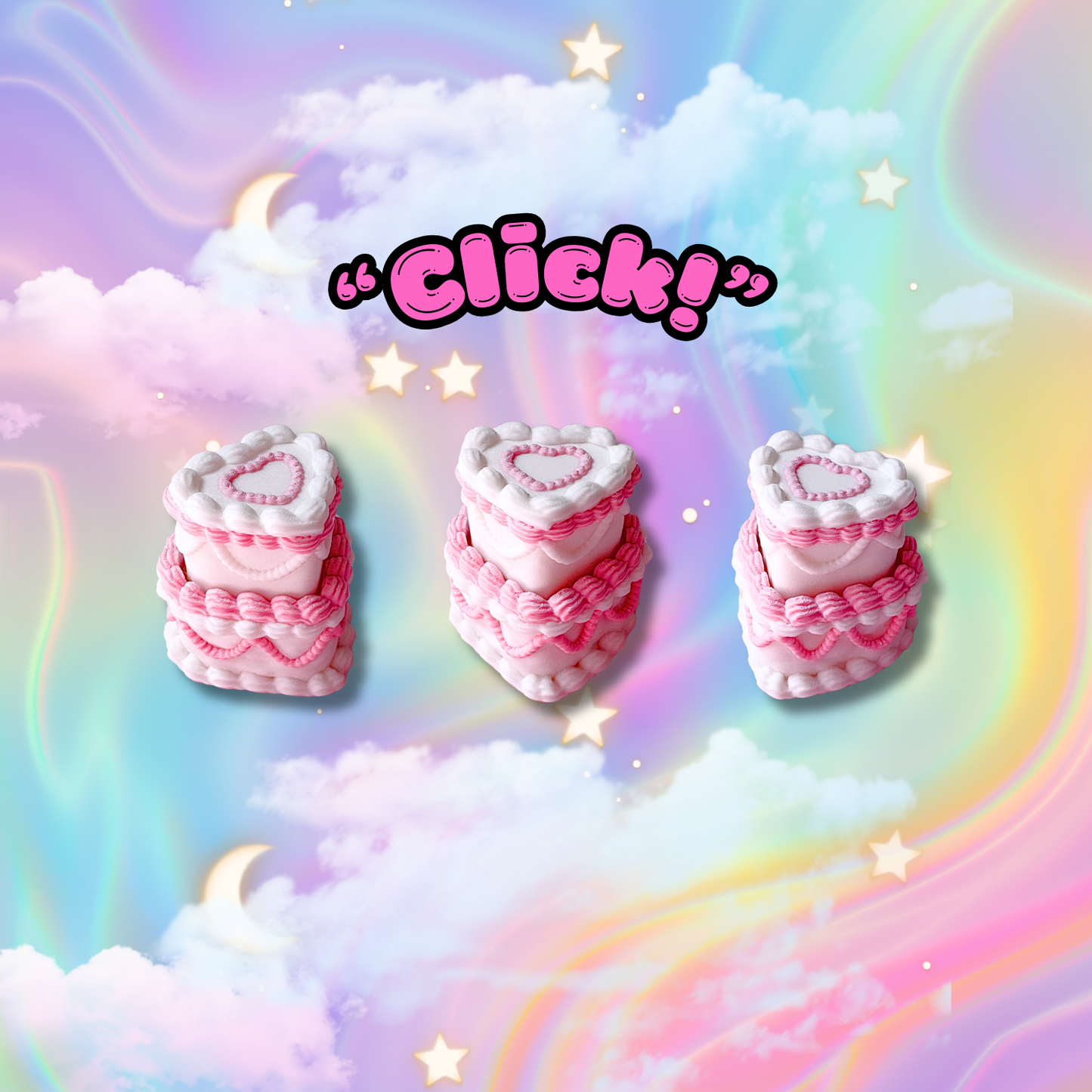 Wedding Cake Fidget Clicker : Satisfying Fidget Toys