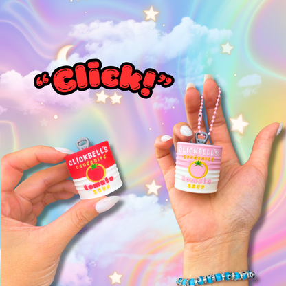 Canned Soup and Grilled Cheese Fidget Clicker: Anxiety Stress Relief Toy