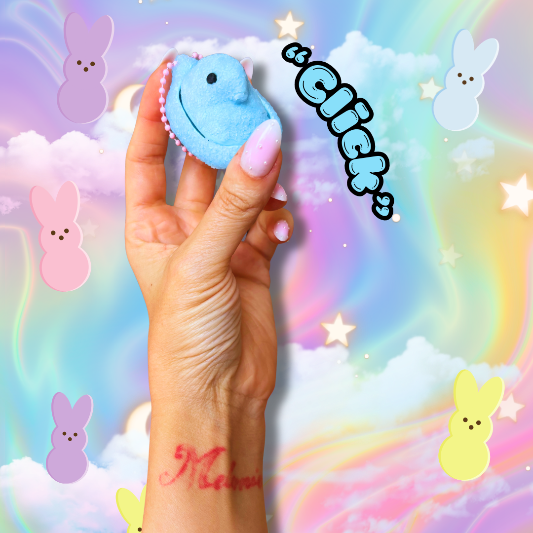 Sweet Treat Easter Peep Marshmallow Fidget Clicker : Satisfying Fidget Toys
