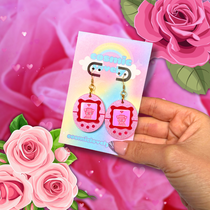 Love Day Tama-Kitty Virtual Pet Earrings & More