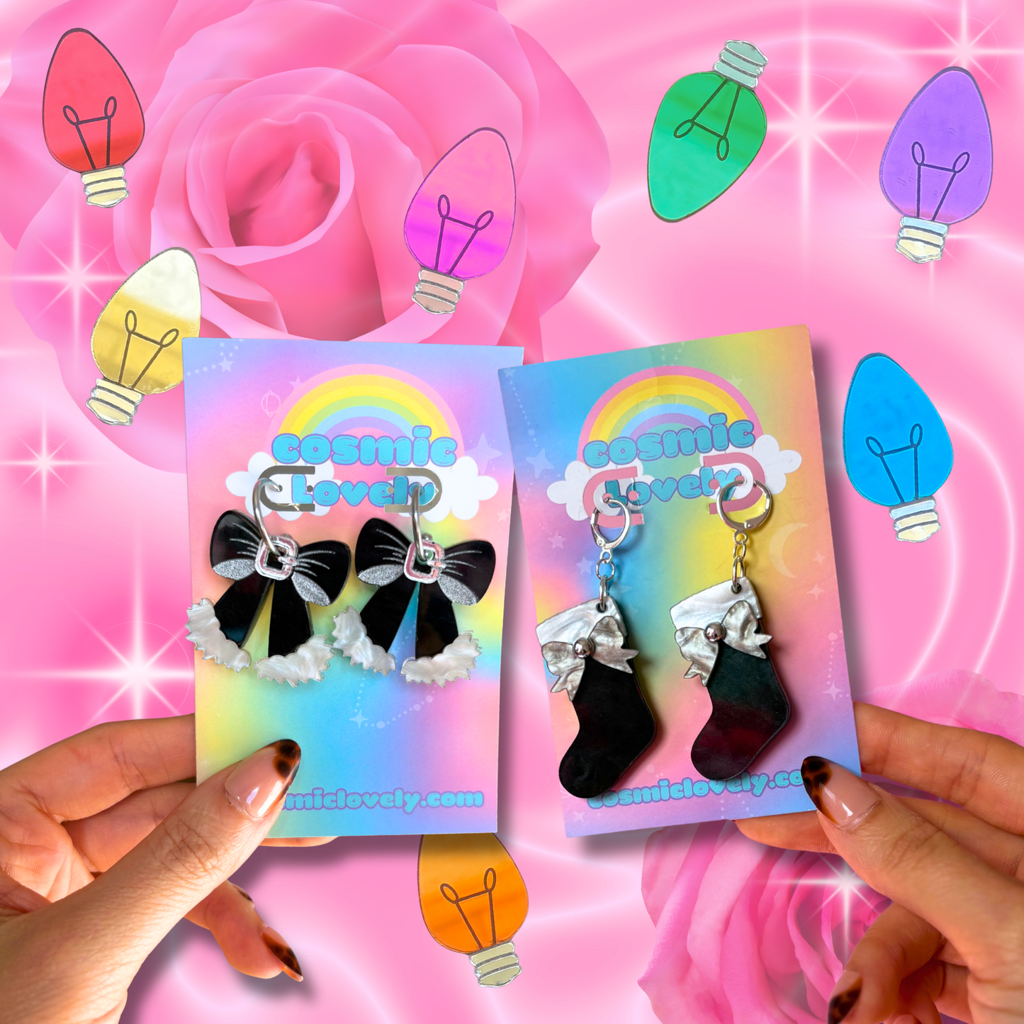 Gothmas Stocking Earrings