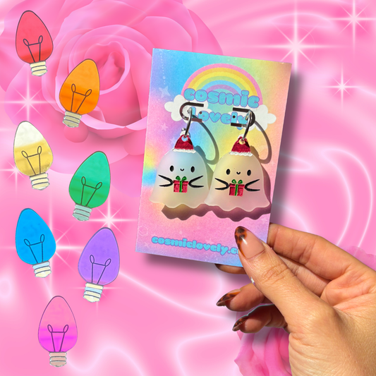 Christmas Ghostie Earrings