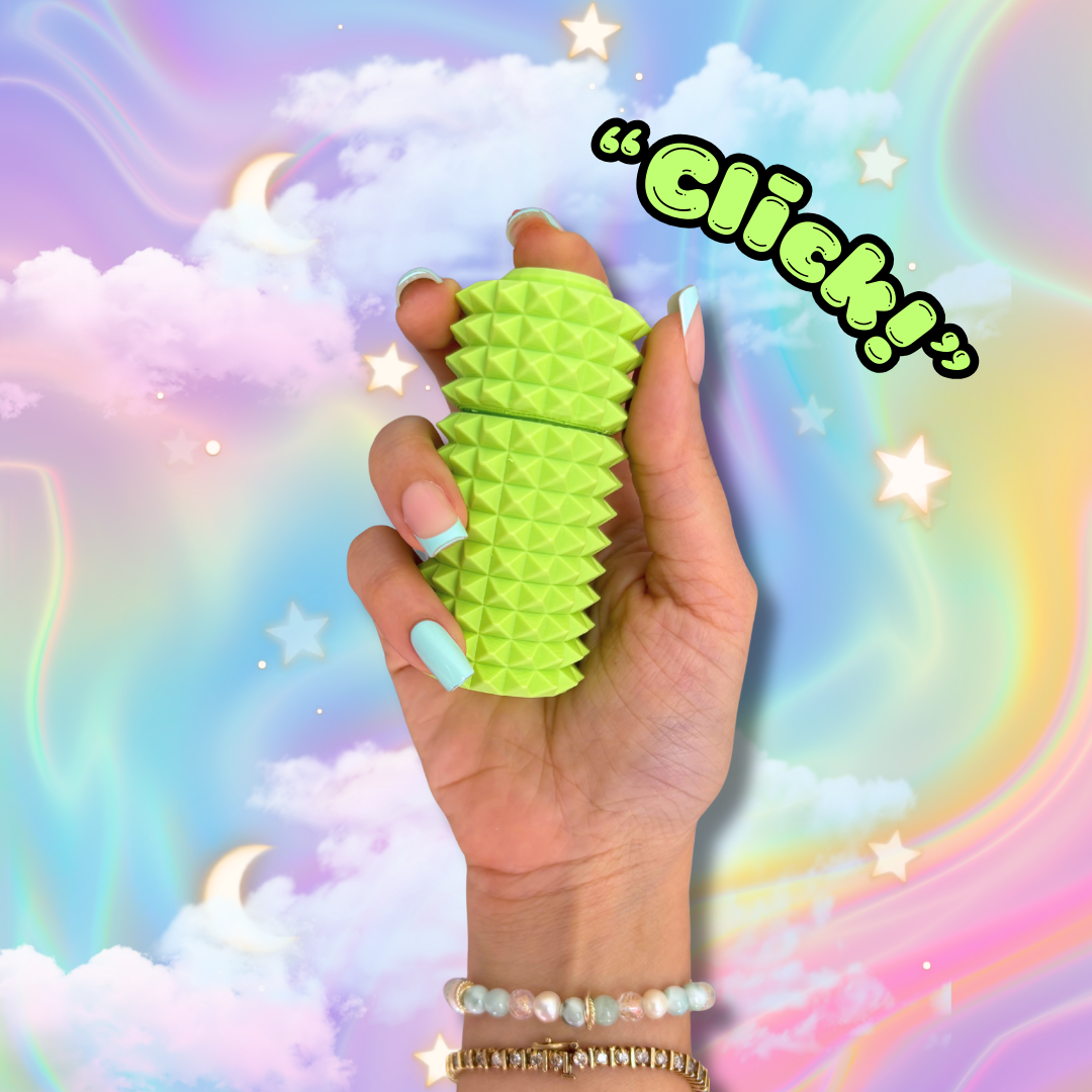 Discreet Wearable Spiky Pain Stims Set of 2 NO BRACELET : Custom Color Stress Relief Jewelry