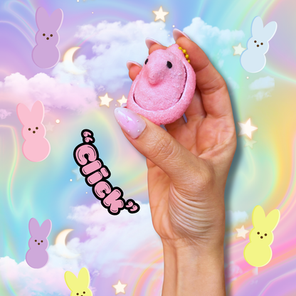 Sweet Treat Easter Peep Marshmallow Fidget Clicker : Satisfying Fidget Toys