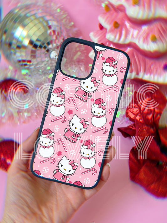 HK Pink Christmas Protective Case