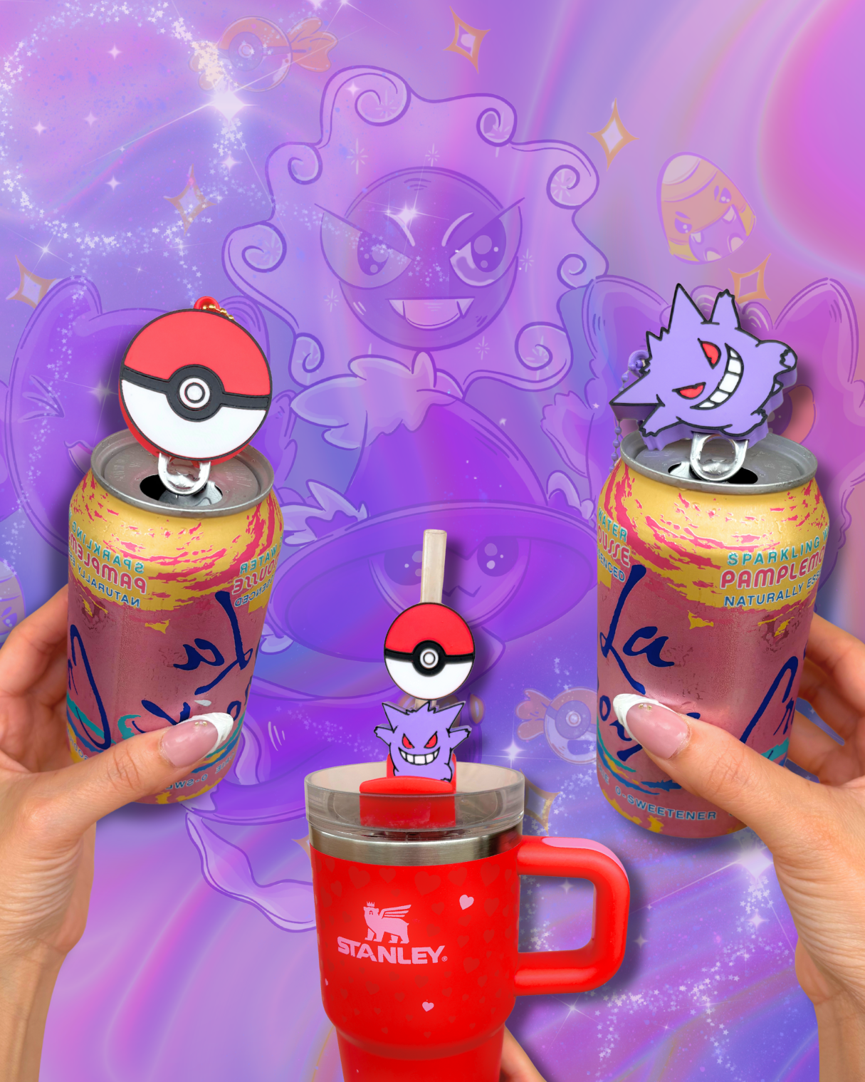 POKE BALL Nail Saver Can Opener Keychain