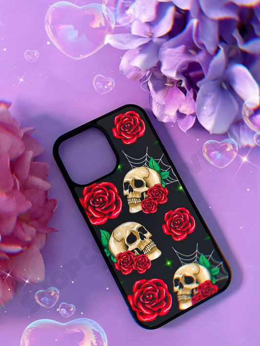 Skulls & Roses iPhone Protective Case