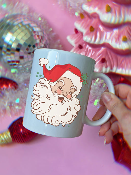 Vintage Santa Red 12oz Mug