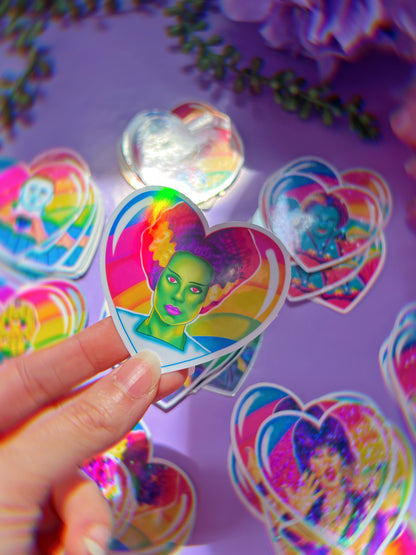 LF Spooky Babe Heart Stickers