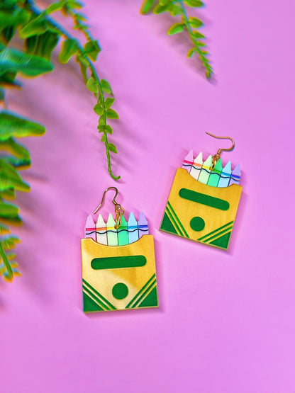 Cutie Crayon Box Earrings