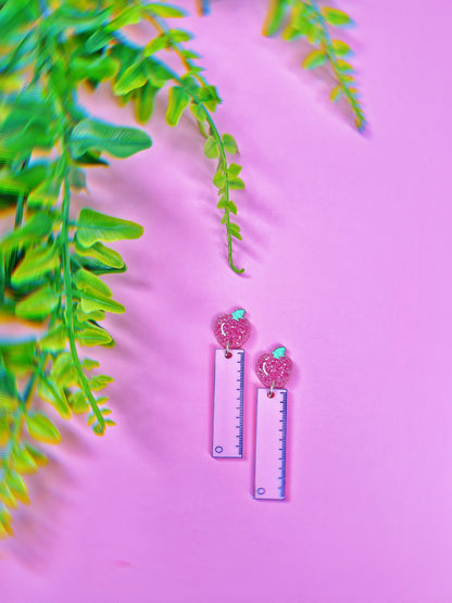 Teacher Ruler Earrings